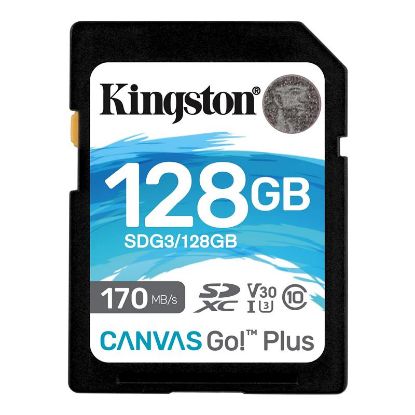  Зображення Карта пам'яті Kingston SD 128GB  C10 UHS-I U3 R170/W90MB/s 